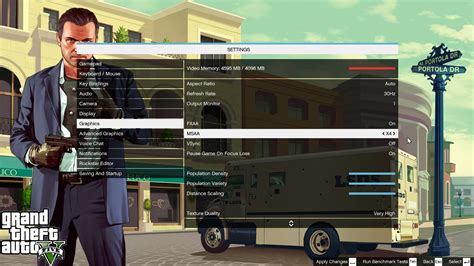 GTA V PC Benchmark .